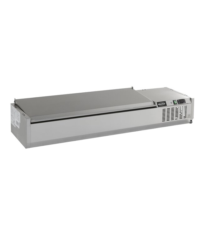 Combisteel OPZETVITRIN RVS DEKSEL 1/3GNx4