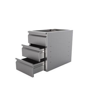 Combisteel LADENBLOK 3 LADE TBV TAFEL 700