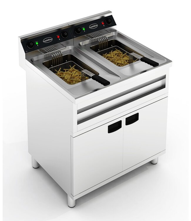 Combisteel FRITEUSE STAAND 2X12L 2X6KW