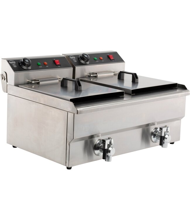 ELEK TAFELFRITEUSE 2X8 L
