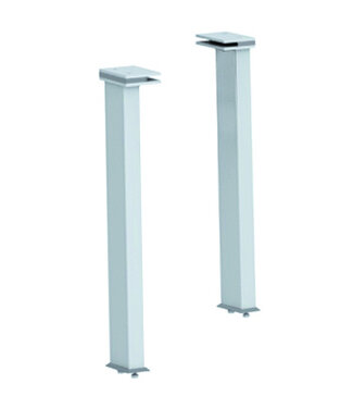 Combisteel 2 STAANDERS TBV GEBOGEN GLAS
