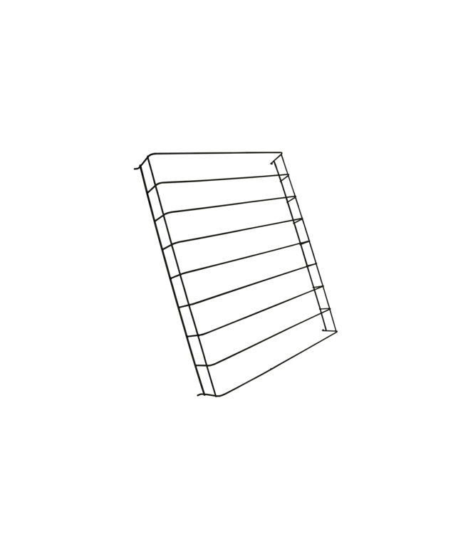 Combisteel DRAADVERDELER ZWART 7455.2242