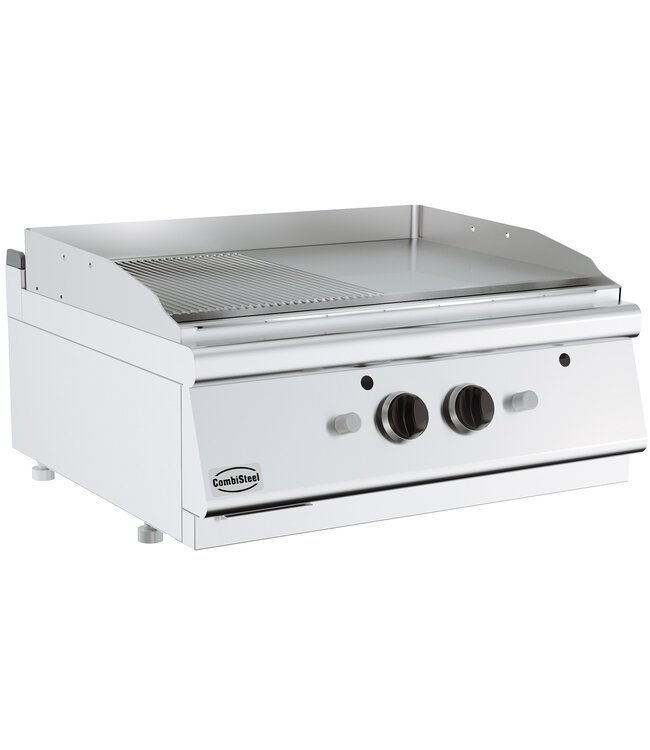 Combisteel BASE 700 GASBAKPLAAT CHR/RIB