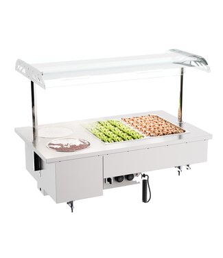 Combisteel DROP-IN BAIN-MARIE 2/1 MET BOW