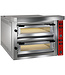 Diamond Elektrische pizzaoven, 2x 6 pizza's Ø 350 mm, 1060 x 1240 x 730/800 mm
