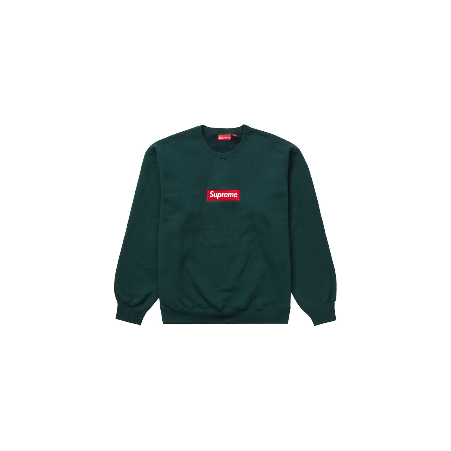 Supreme Box Logo Crewneck Dark Pine