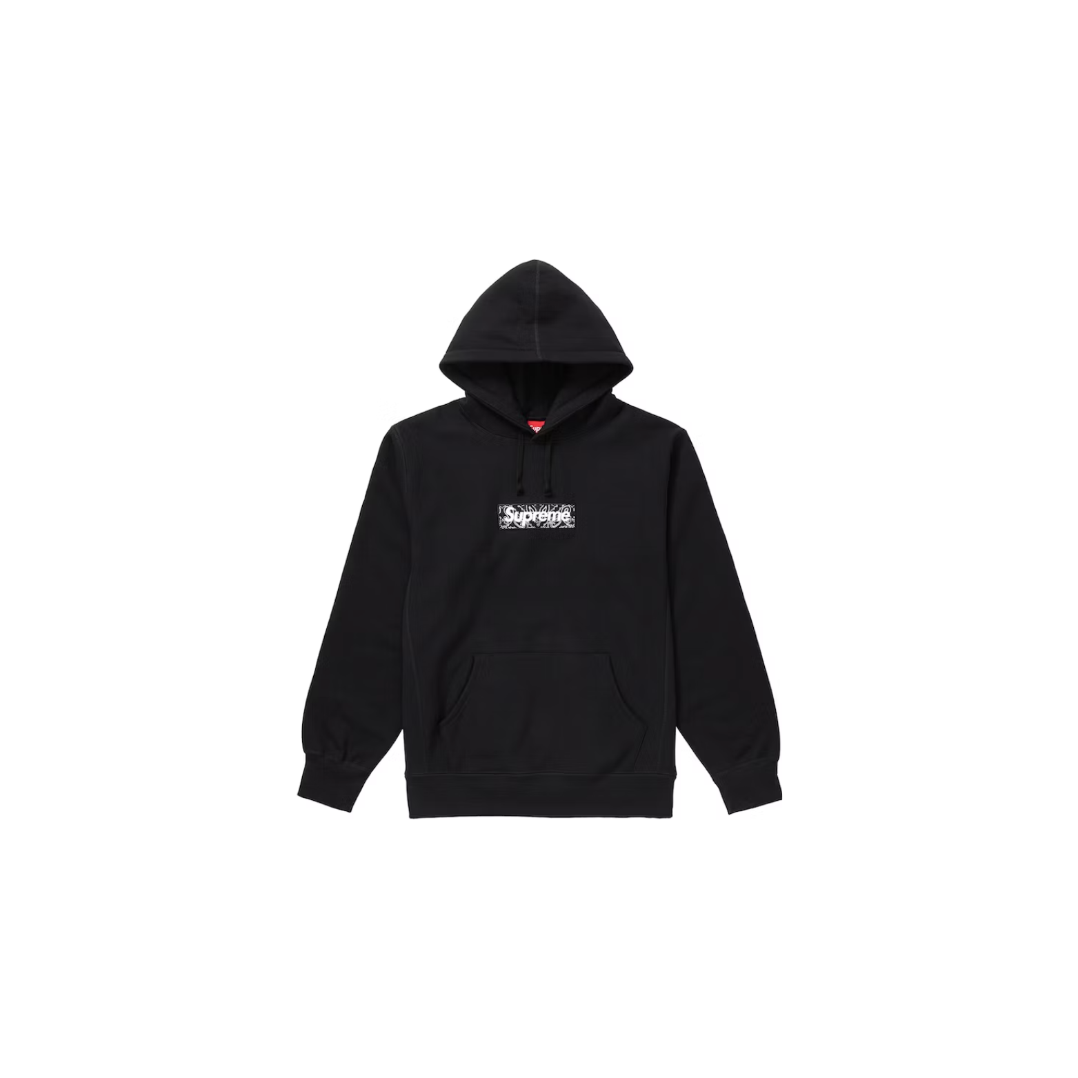 Supreme Supreme Bandana Box Logo Hooded Sweatshirt Black