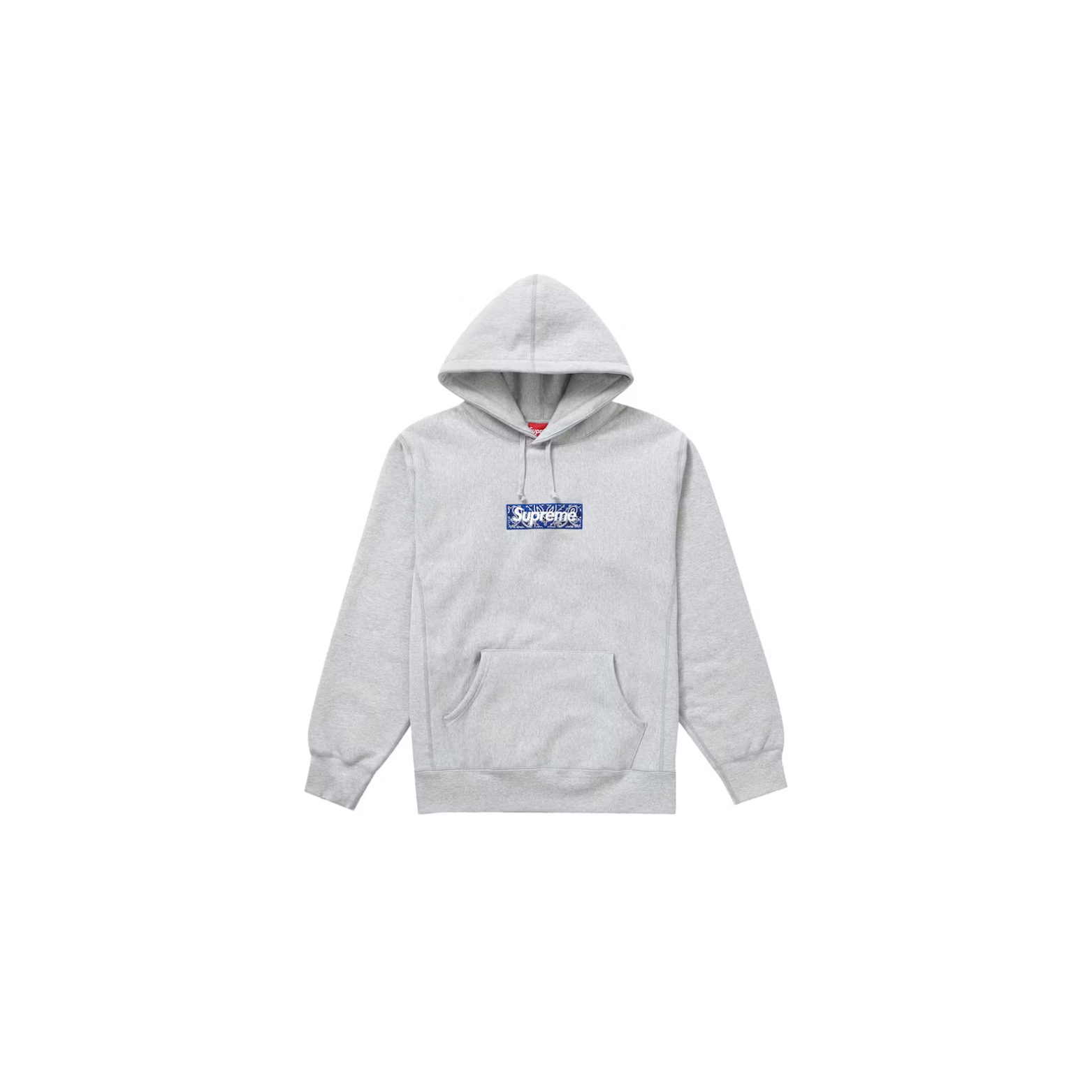 Supreme Supreme Bandana Box Logo Hooded Sweatshirt Heather Supreme Supreme Bandana Box Logo Hooded Sweatshirt Heather