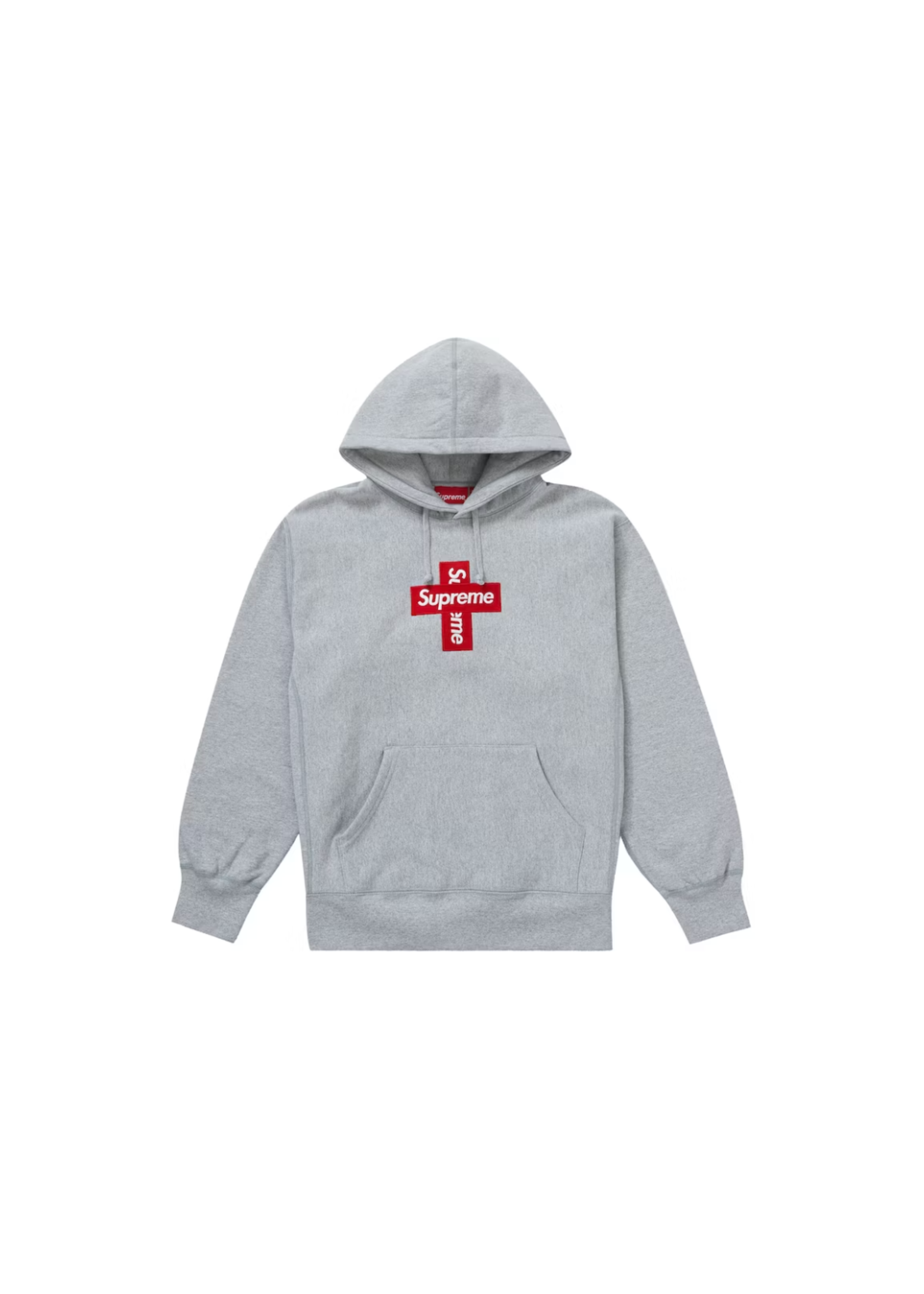 Supreme Cross Box Logo Hooded Sweatshirt 'Black