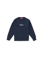 Supreme Supreme Box Logo Crewneck (FW18) Navy