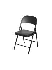 Supreme Metal Folding Chair Black -