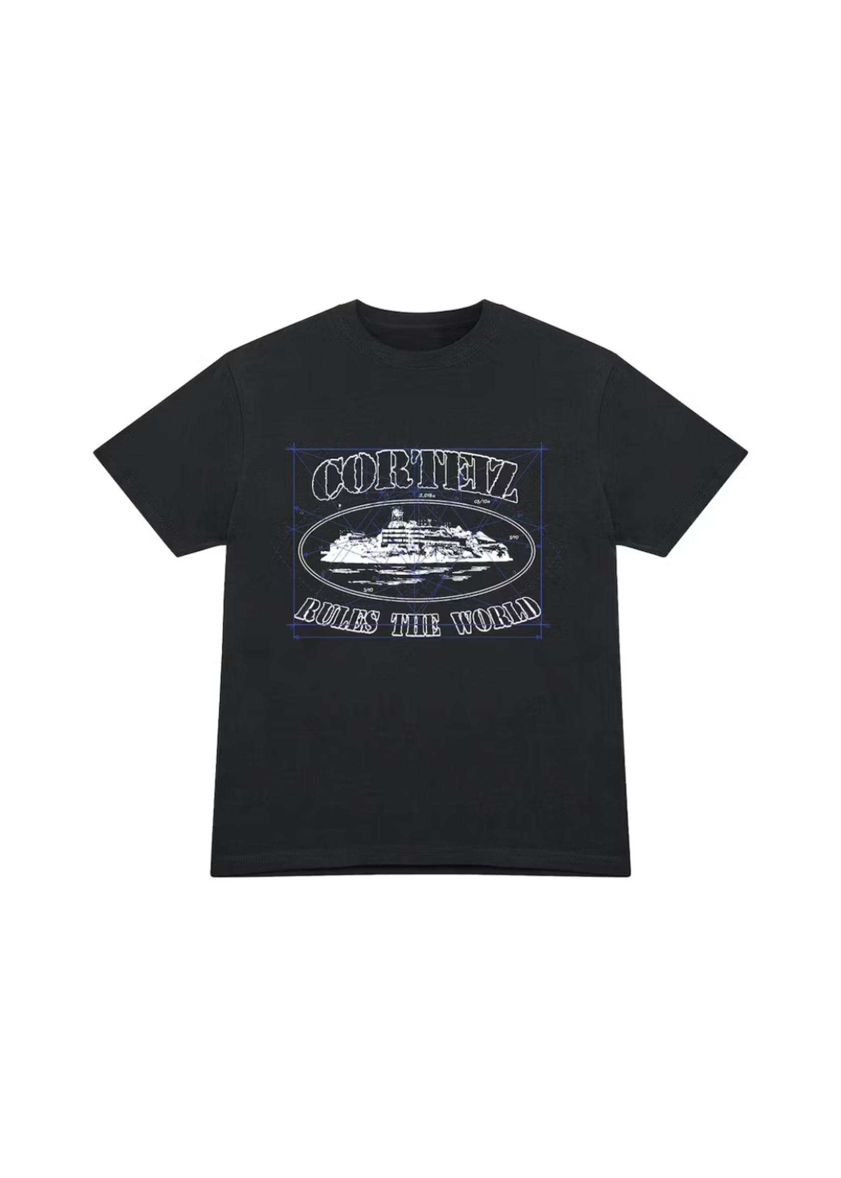 Corteiz Corteiz Math Alcatraz Tee Black