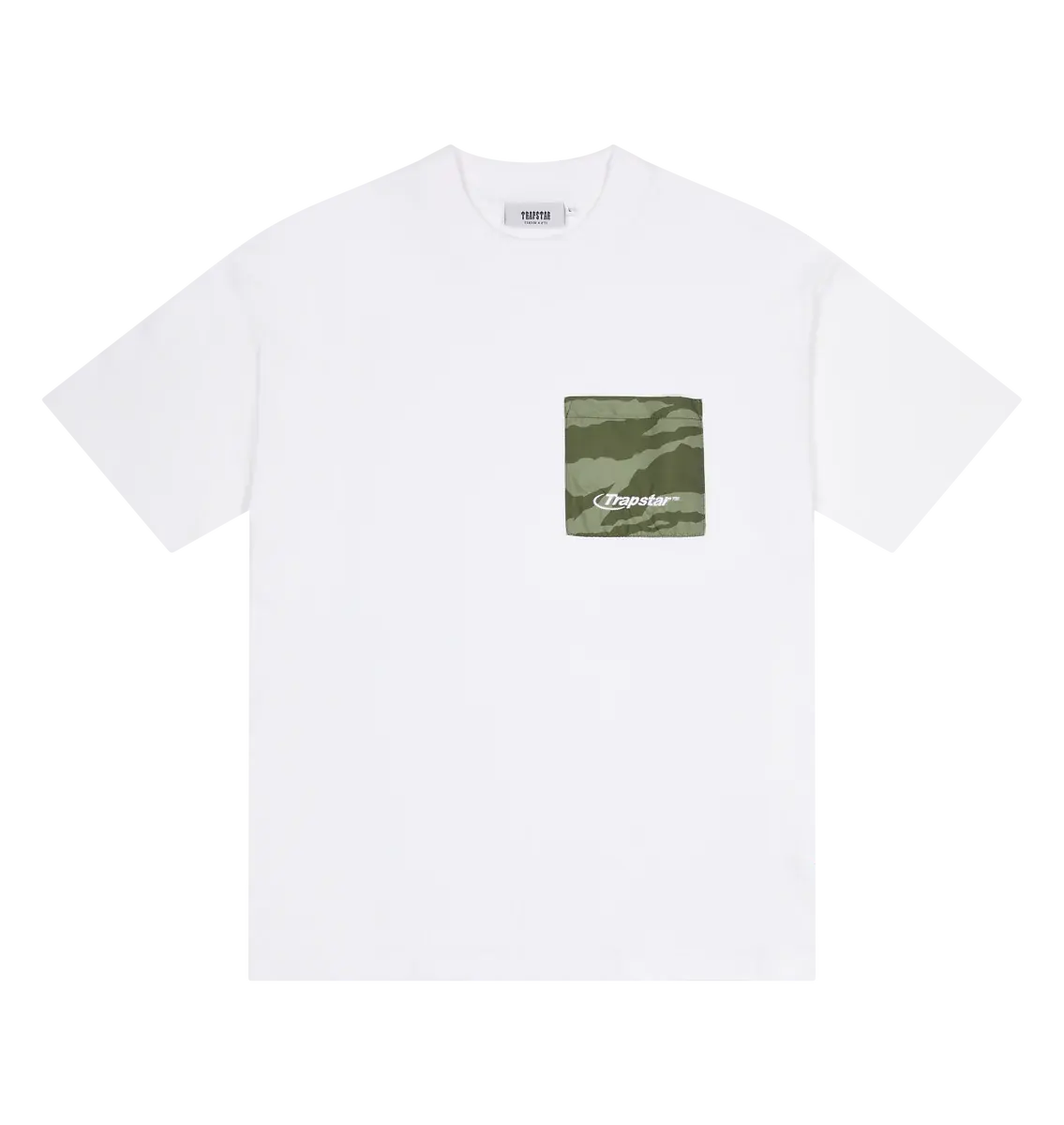 Trapstar T-shirt Trapstar Hyperdrive Pocket Tee White
