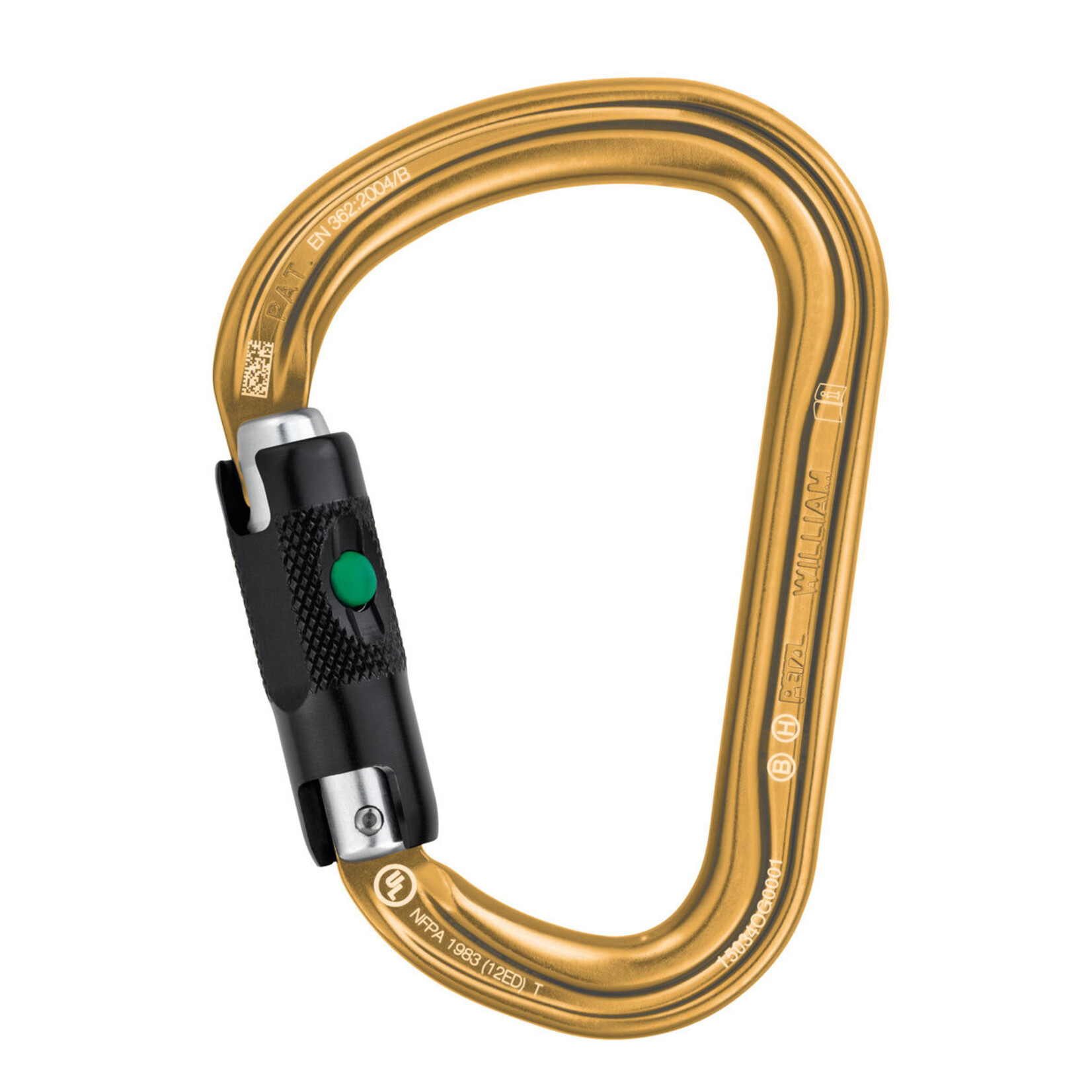 PETZL WILLIAM BALL-LOCK CARABINER