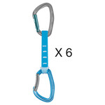 PETZL DJINN AXESS QUICKDRAW 12 cm 6-Pack Blue