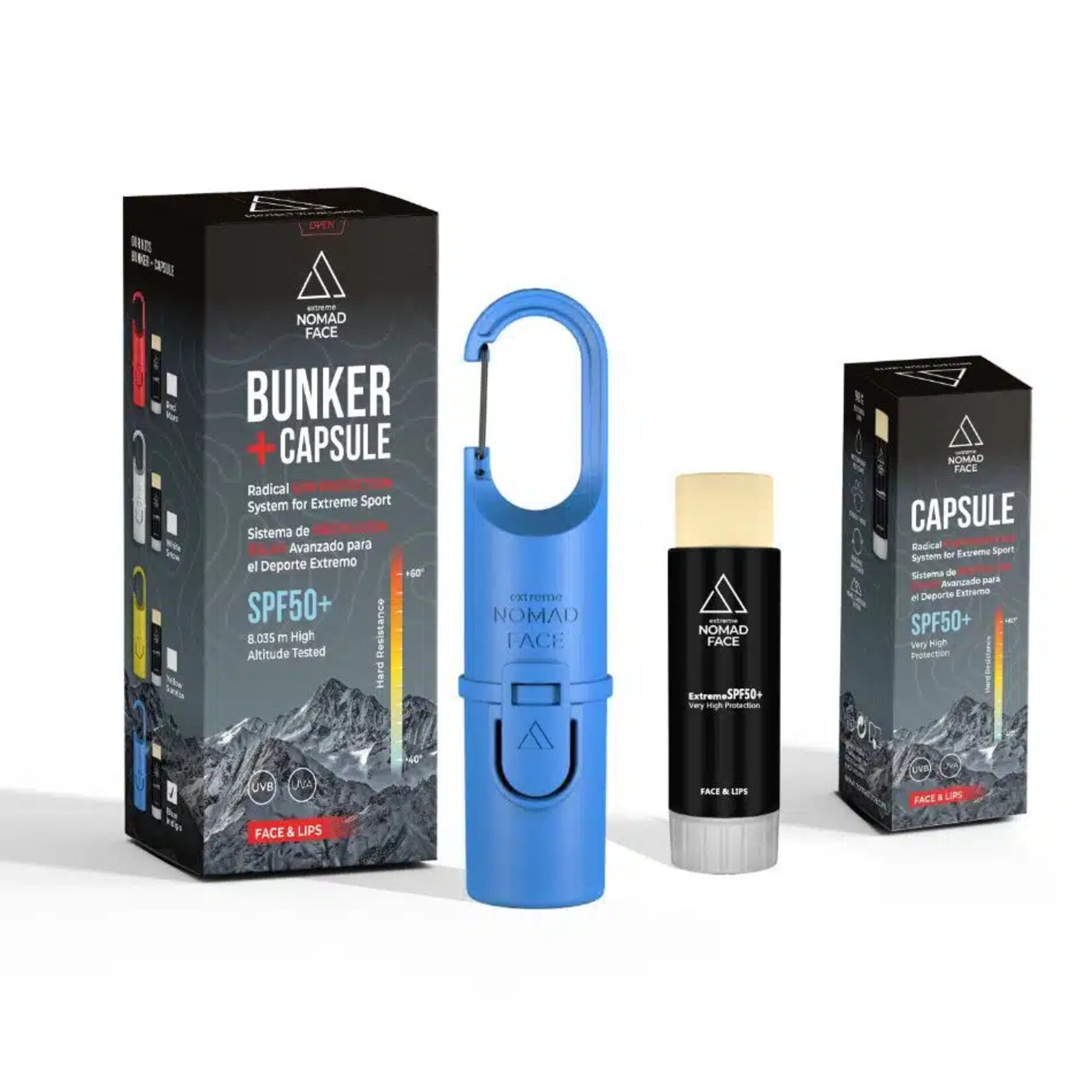 NOMAD FACE BUNKER + CAPSULE SUN PROTECT Blue