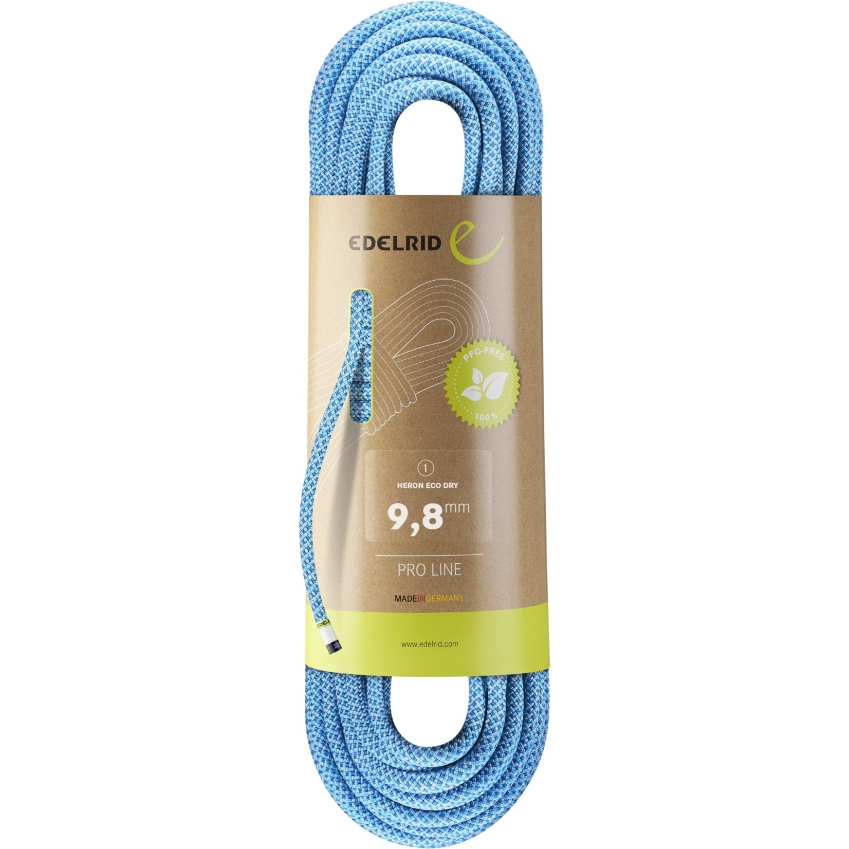 EDELRID HERON ECO DRY 9.8mm 70m icemint