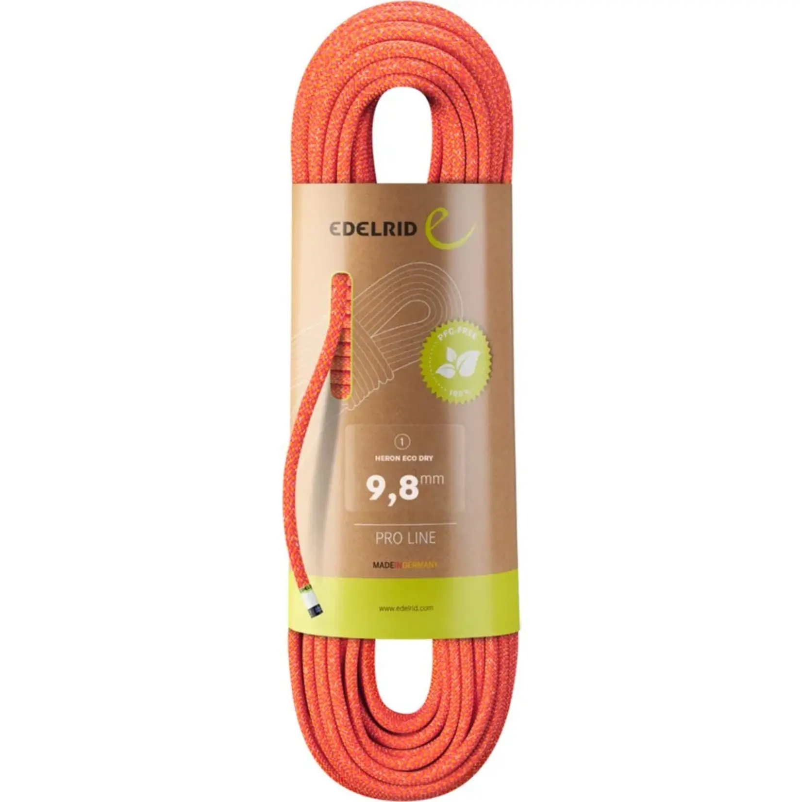 EDELRID HERON ECO DRY 9.8m 80m Icemint