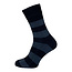 Boru Bamboe sokken - streep - zwart