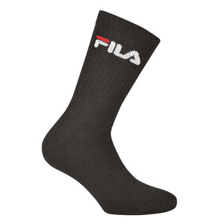 FILA Fila Full Terry Crew sokken - 3 paar - zwart