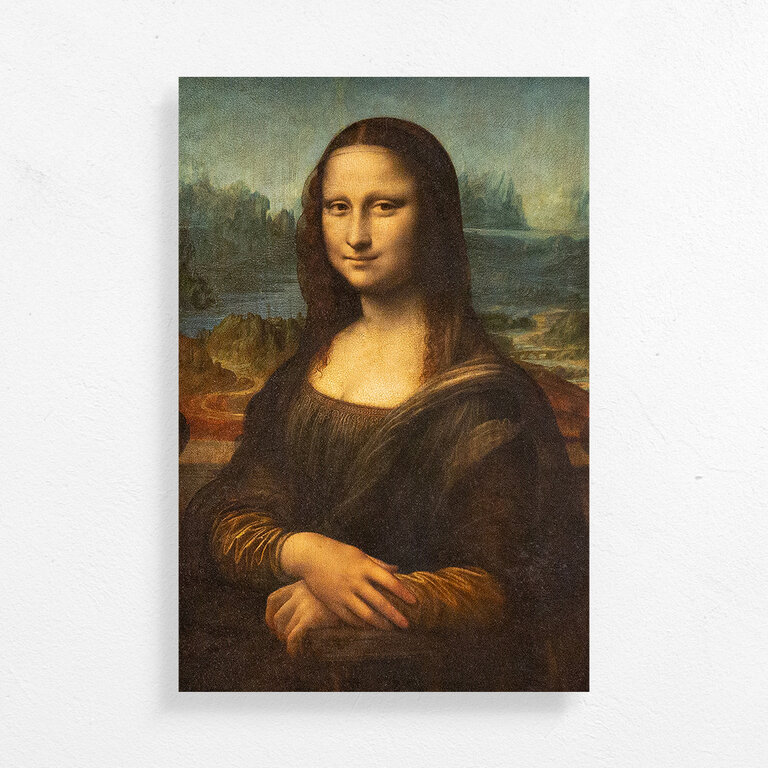 Mona Lisa op plexiglas