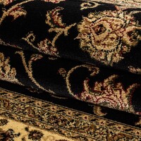 Marrakesh Klassisch Orient Teppich - Schwarz