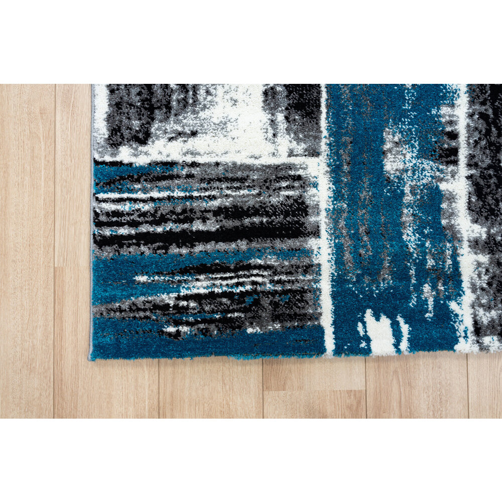 Flycarpets Lima Modern Teppich - Blau