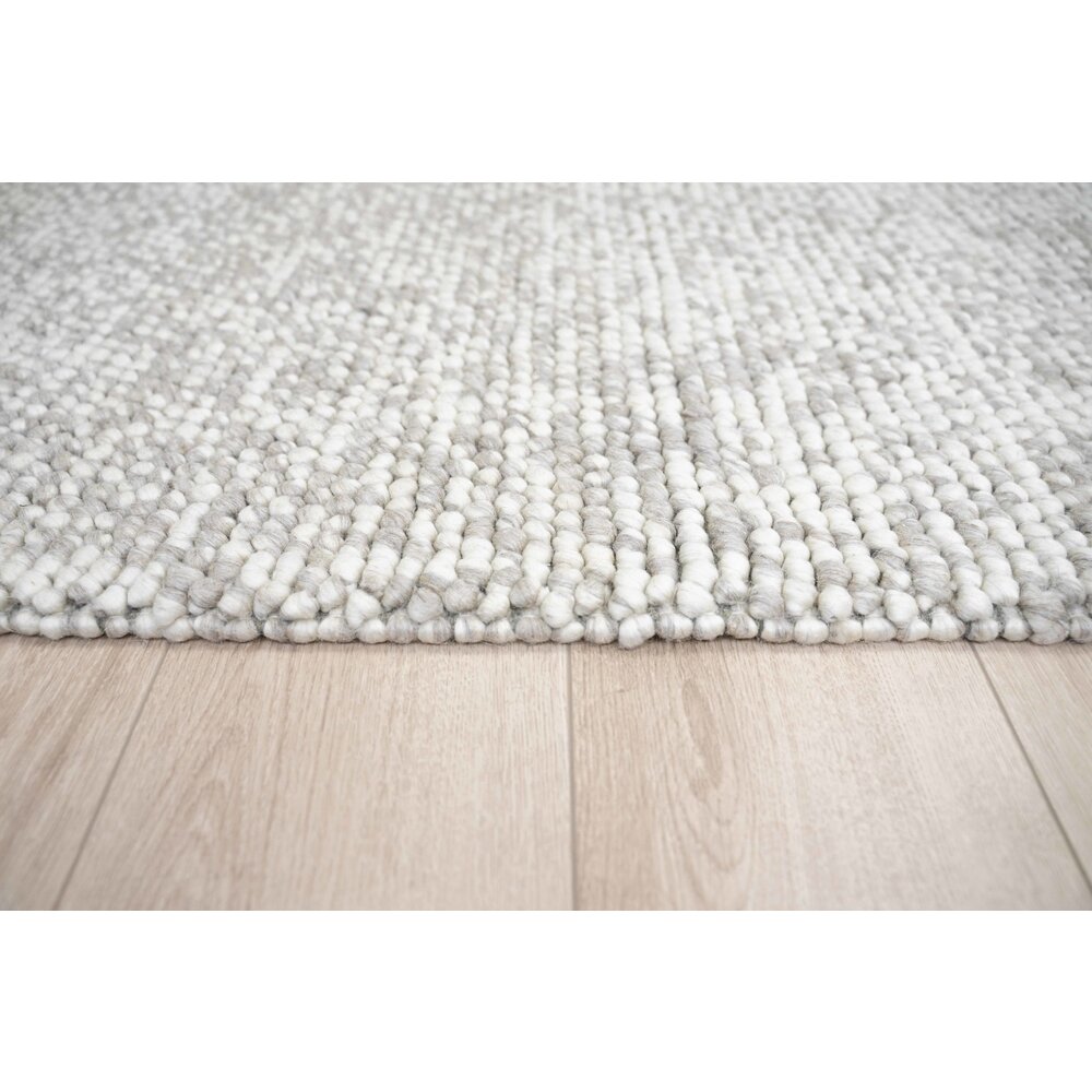 VENTURA HANDGEMACHTE KUGELN NATUR BEIGE / CREME TEPPICH