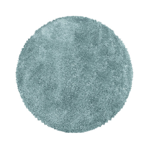 LUNA HOCHFLOR EINFARBIG RUND BLAU