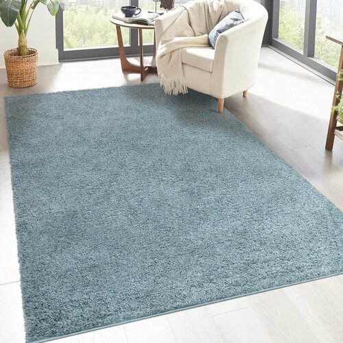 SOLID SHAGGY HOCHFLOR UNI HELLBLAU