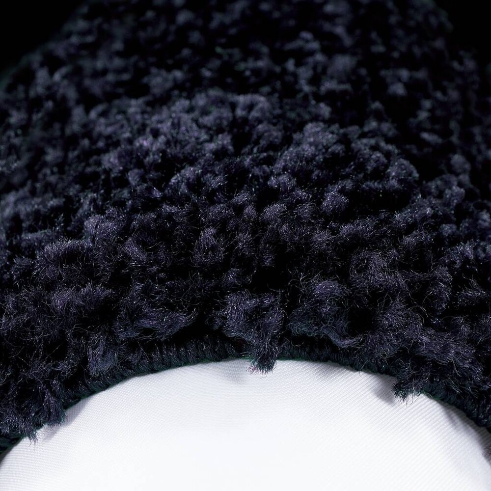 Hochflor Teppich - Candy Shaggy Bordüre Navy Blau Hochflor Teppich - Candy Shaggy Bordüre Navy Blau