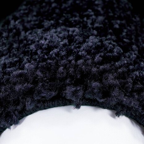 Hochflor Teppich - Candy Shaggy Bordüre Navy Blau Hochflor Teppich - Candy Shaggy Bordüre Navy Blau