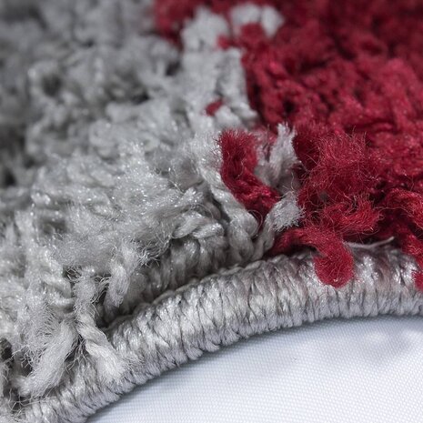 Hochflorteppich - Candy Shaggy Rot Blocked Hochflorteppich - Candy Shaggy Rot Blocked