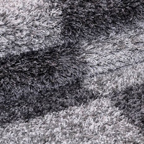 Hochflor Teppich - Manhattan Shaggy Grau