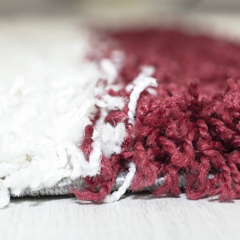 Hochflor Teppich - Manhattan Shaggy Rot Hochflor Teppich - Manhattan Shaggy Rot