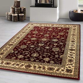 Klassischer Teppich - Marrakesch Rot/beige