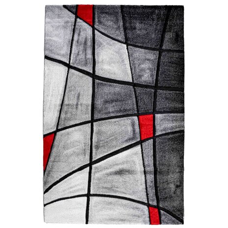 Kristal - Modern Teppich - Rot Kristal - Modern Teppich - Rot