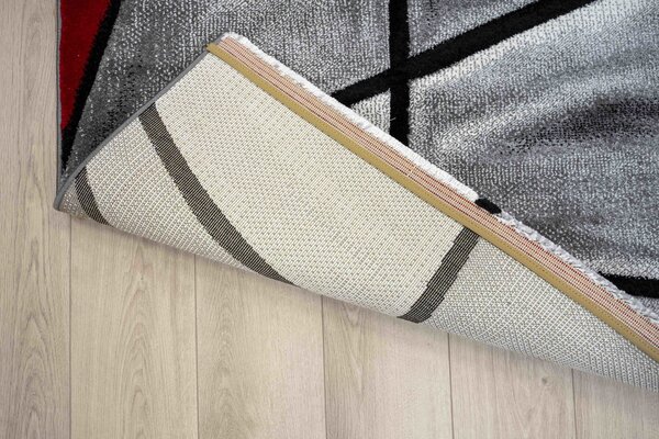 Kristal - Modern Teppich - Rot Kristal - Modern Teppich - Rot