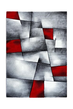 Kristal - Modern Teppich - Rot