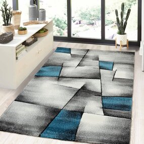 Kristal - Modern Teppich - Türkis Kristal - Modern Teppich - Türkis