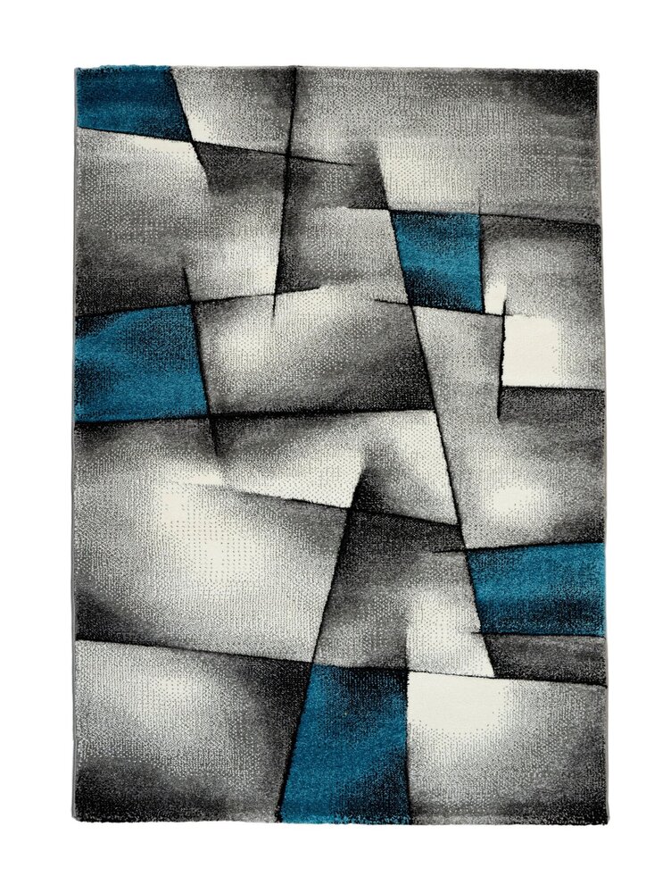 Kristal - Modern Teppich - Türkis Kristal - Modern Teppich - Türkis