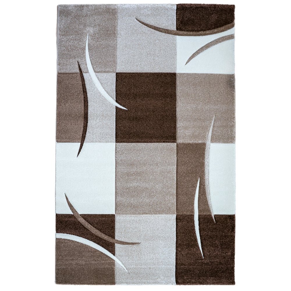 Kristal - Modern Teppich - Braun Kristal - Modern Teppich - Braun