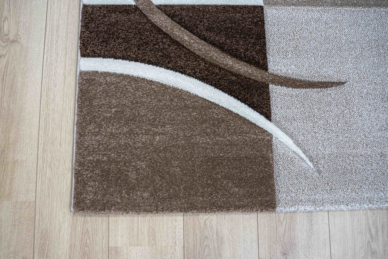 Kristal - Modern Teppich - Braun Kristal - Modern Teppich - Braun