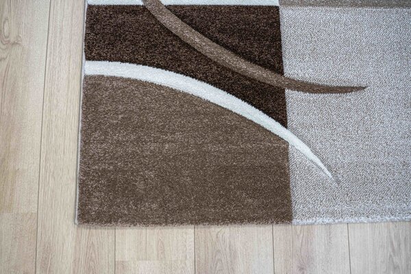 Kristal - Modern Teppich - Braun Kristal - Modern Teppich - Braun