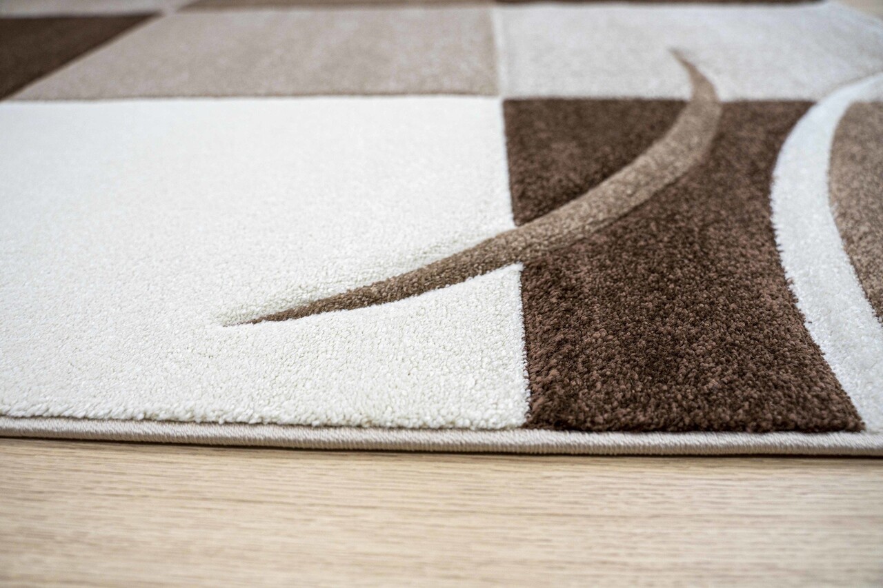 Kristal - Modern Teppich - Braun Kristal - Modern Teppich - Braun