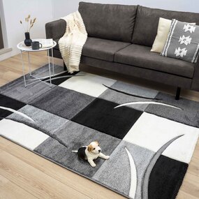 Kristal - Modern Teppich - Grau Kristal - Modern Teppich - Grau