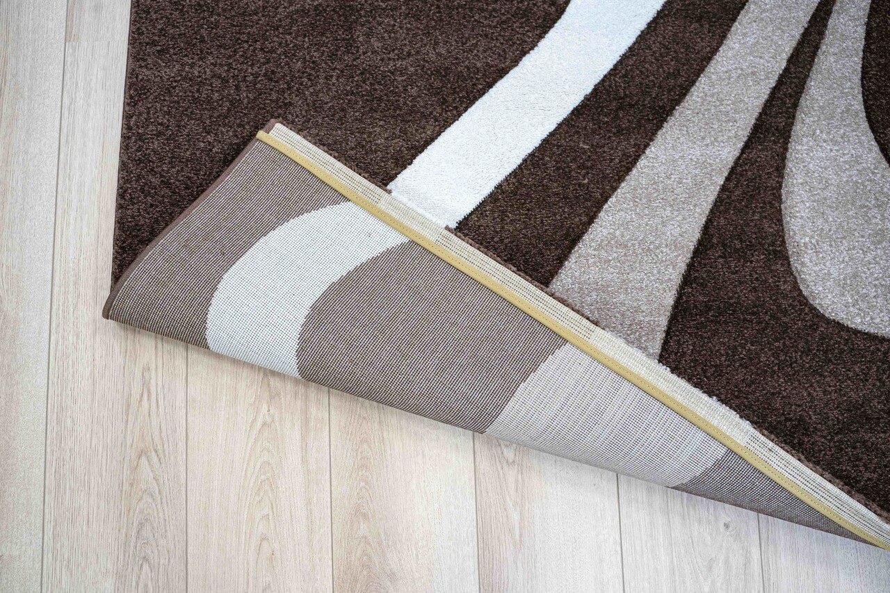 Kristal - Modern Teppich - Braun Kristal - Modern Teppich - Braun