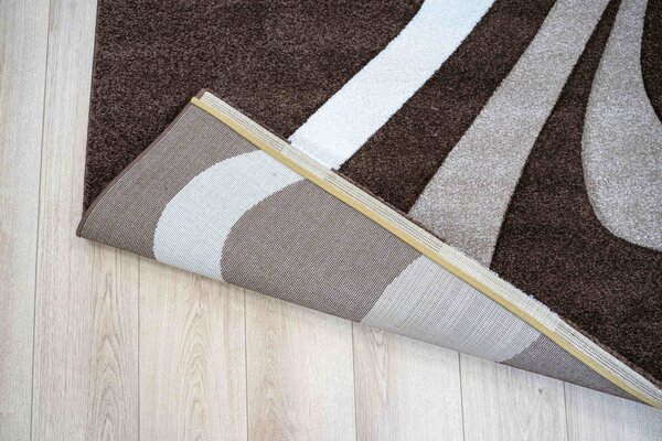 Kristal - Modern Teppich - Braun Kristal - Modern Teppich - Braun