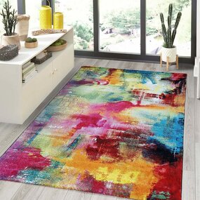 Moderner Teppich - Vernazza Abstrakt Bunt Moderner Teppich - Vernazza Abstrakt Bunt