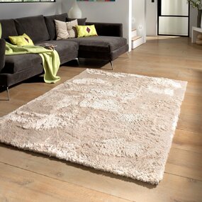 Hochflor Teppich - Curacao Creme Hochflor Teppich - Curacao Creme